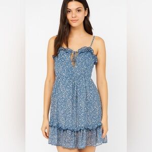 DRESS FORUM FLORAL MINI DRESS